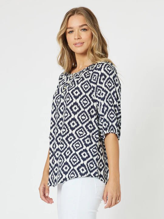 THREADZ_DIAMOND TUNIC _ DIAMOND TUNIC _ Ebony Boutique NZ