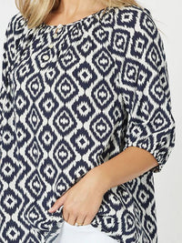 THREADZ_DIAMOND TUNIC _ DIAMOND TUNIC _ Ebony Boutique NZ