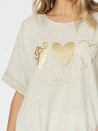 THREADZ_HEARTS TEE _ HEARTS TEE _ Ebony Boutique NZ