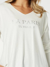 THREADZ_LA PARIS KNIT WHITE _ LA PARIS KNIT WHITE _ Ebony Boutique NZ