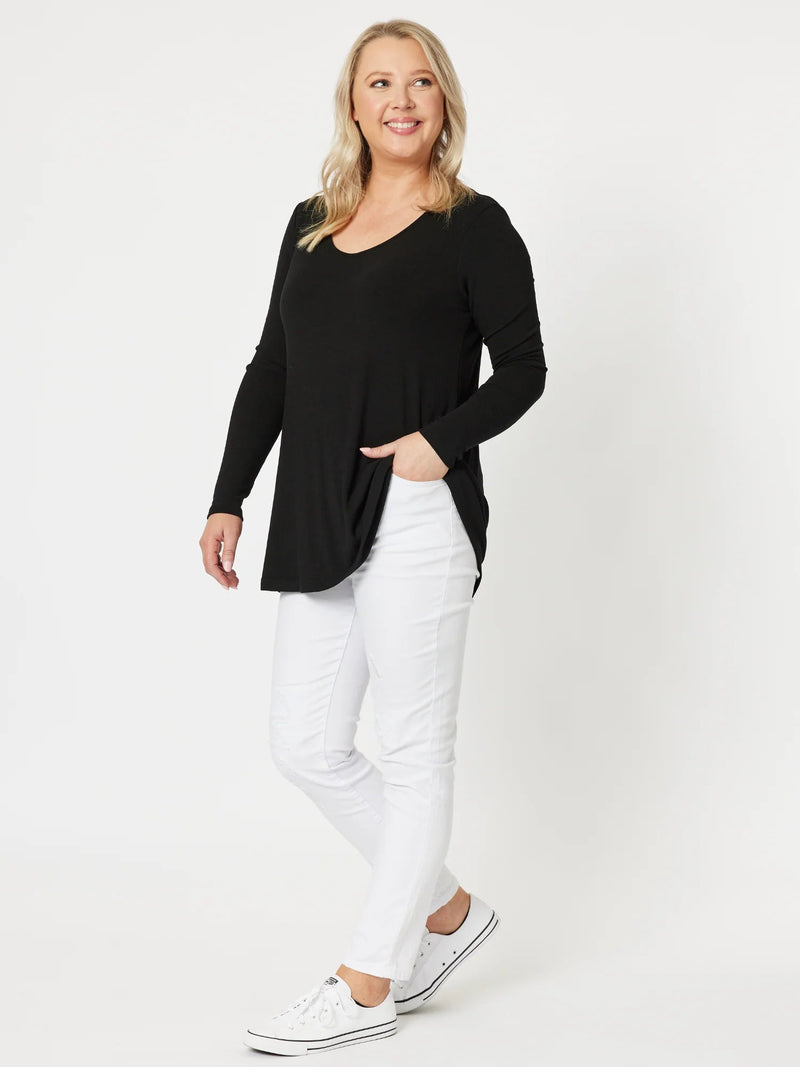 THREADZ_LA PULL ON DISTRESSED JEAN _ LA PULL ON DISTRESSED JEAN _ Ebony Boutique NZ