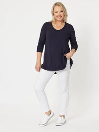 THREADZ_LA PULL ON DISTRESSED JEAN _ LA PULL ON DISTRESSED JEAN _ Ebony Boutique NZ