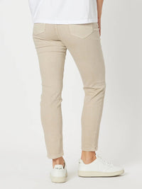 THREADZ_LA PULL ON DISTRESSED JEANS NATURAL _ LA PULL ON DISTRESSED JEANS NATURAL _ Ebony Boutique NZ