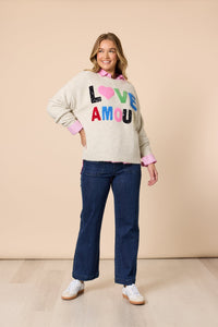 THREADZ_LOVE AMOUR KNIT NATURAL _ LOVE AMOUR KNIT NATURAL _ Ebony Boutique NZ