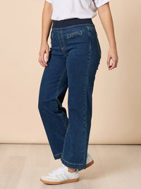THREADZ_MADDY PULL ON WIDE LEG JEAN _ MADDY PULL ON WIDE LEG JEAN _ Ebony Boutique NZ