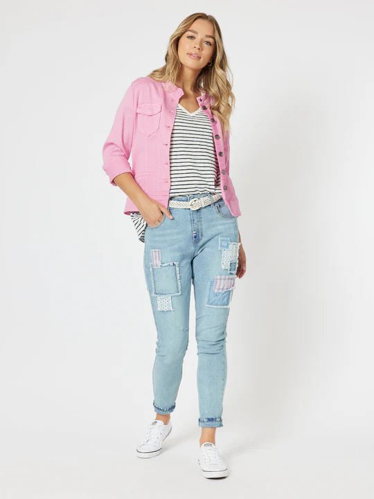 THREADZ_MAGGIE DENIM JACKET _ MAGGIE DENIM JACKET _ Ebony Boutique NZ