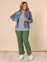 MAGGIE DENIM JACKET_by_THREADZ_women's_in_New Zealand_ MAGGIE DENIM JACKET _