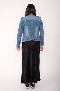 THREADZ_MILITARY DENIM JACKET _ MILITARY DENIM JACKET _ Ebony Boutique NZ