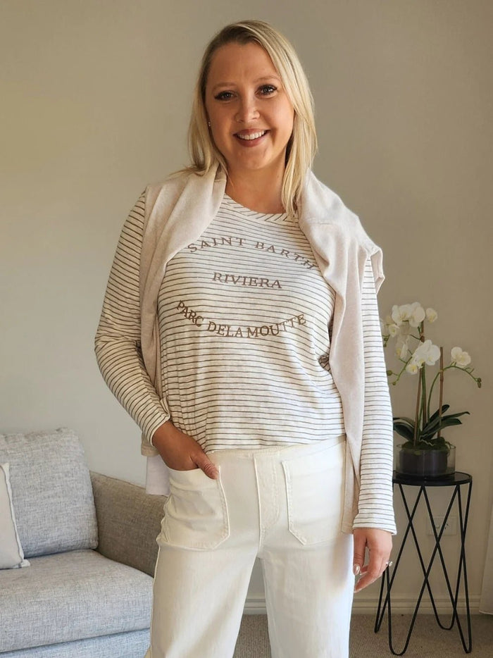 THREADZ_RIVIERA TEE _ RIVIERA TEE _ Ebony Boutique NZ