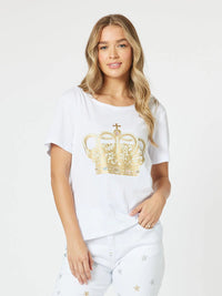 THREADZ_ROYAL CROWN TEE _ ROYAL CROWN TEE _ Ebony Boutique NZ