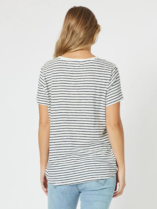 THREADZ_SCOUT STRIPE TEE _ SCOUT STRIPE TEE _ Ebony Boutique NZ