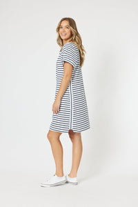 THREADZ_STANDOUT STRIPE DRESS _ STANDOUT STRIPE DRESS _ Ebony Boutique NZ