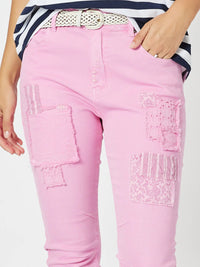 THREADZ_TAYLOR PATCH JEANS _ TAYLOR PATCH JEANS _ Ebony Boutique NZ