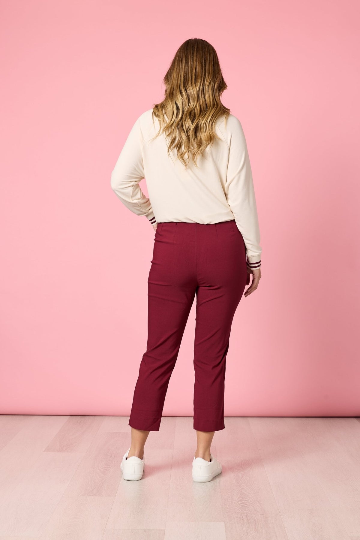 THREADZ_ZARA STRETCH PANT SHIRAZ _ ZARA STRETCH PANT SHIRAZ _ Ebony Boutique NZ