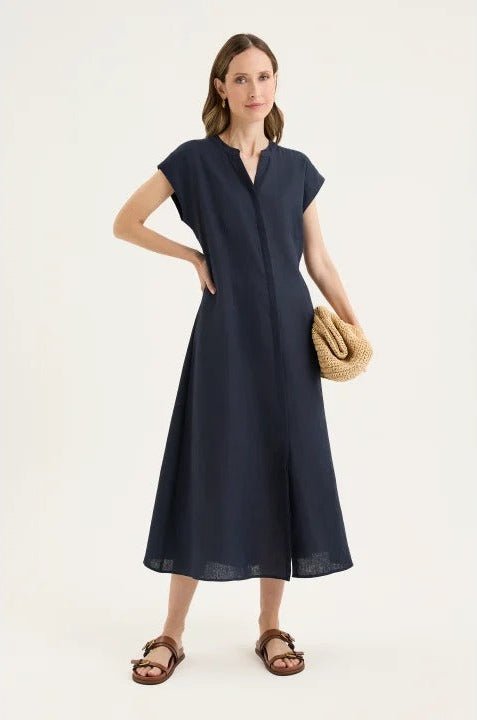YARRA TRAIL_BODHI DRESS NAVY _ BODHI DRESS NAVY _ Ebony Boutique NZ
