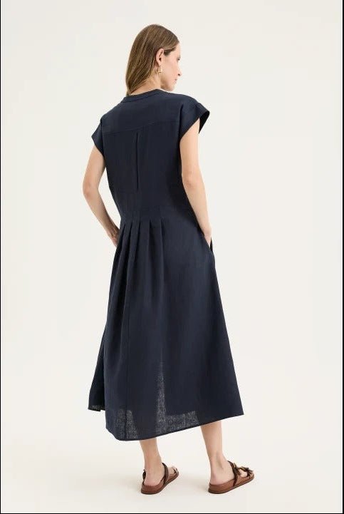 YARRA TRAIL_BODHI DRESS NAVY _ BODHI DRESS NAVY _ Ebony Boutique NZ