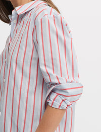 YARRA TRAIL_BROADWAY SHIRT RUBY/HUE _ BROADWAY SHIRT RUBY/HUE _ Ebony Boutique NZ