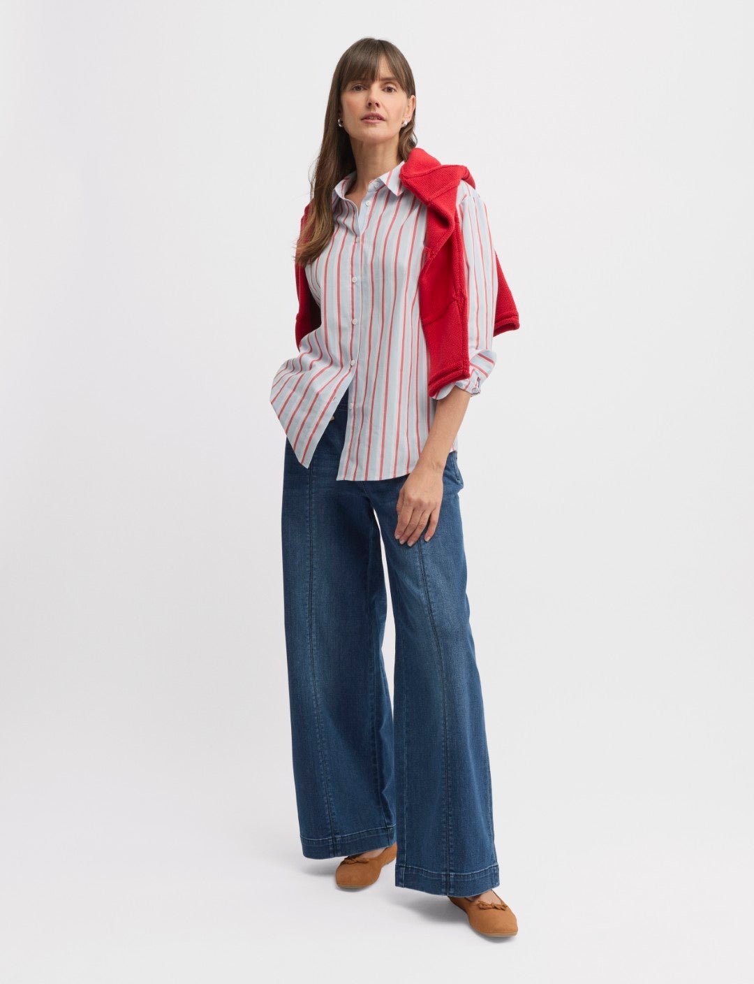 YARRA TRAIL_BROADWAY SHIRT RUBY/HUE _ BROADWAY SHIRT RUBY/HUE _ Ebony Boutique NZ