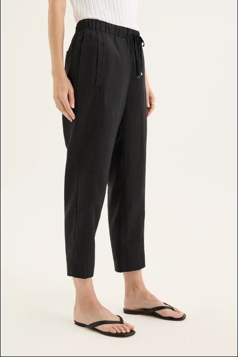 YARRA TRAIL_TIRARI SLIM PANT BLACK _ TIRARI SLIM PANT BLACK _ Ebony Boutique NZ