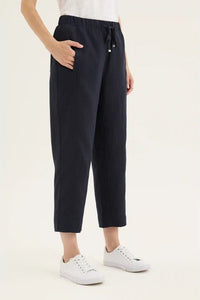 YARRA TRAIL_TIRARI SLIM PANT NAVY _ TIRARI SLIM PANT NAVY _ Ebony Boutique NZ