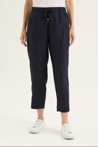 YARRA TRAIL_TIRARI SLIM PANT NAVY _ TIRARI SLIM PANT NAVY _ Ebony Boutique NZ