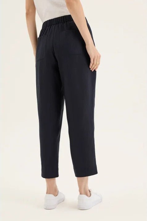 YARRA TRAIL_TIRARI SLIM PANT NAVY _ TIRARI SLIM PANT NAVY _ Ebony Boutique NZ