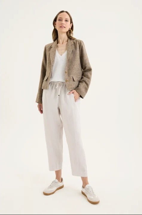 YARRA TRAIL_TIRARI SLIM PANT TWINE _ TIRARI SLIM PANT TWINE _ Ebony Boutique NZ