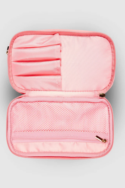LOUENHIDE_ROSIE COSMETIC CASE RECYCLED PINK _ _ Ebony Boutique NZ