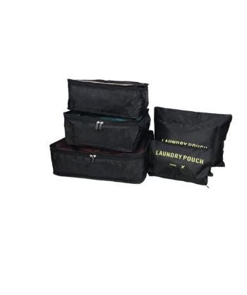 ACCESSORIES_TRAVEL BAG STORAGE PACKING CELL ORGANISER 6PC SET _ TRAVEL BAG STORAGE PACKING CELL ORGANISER 6PC SET _ Ebony Boutique NZ