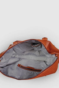 LOUENHIDE_ALEXIS WEEKENDER TRAVEL BAG TAN STRIPE STRAP _ _ Ebony Boutique NZ