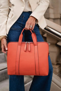 LOUENHIDE_BABY RHODES TANGERINE LAPTOP BAG _ _ Ebony Boutique NZ