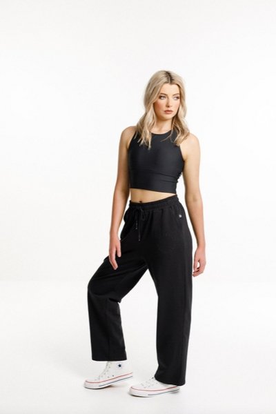 ROSE ROAD_BALLER PANTS WITH EMBROIDERY _ _ Ebony Boutique NZ
