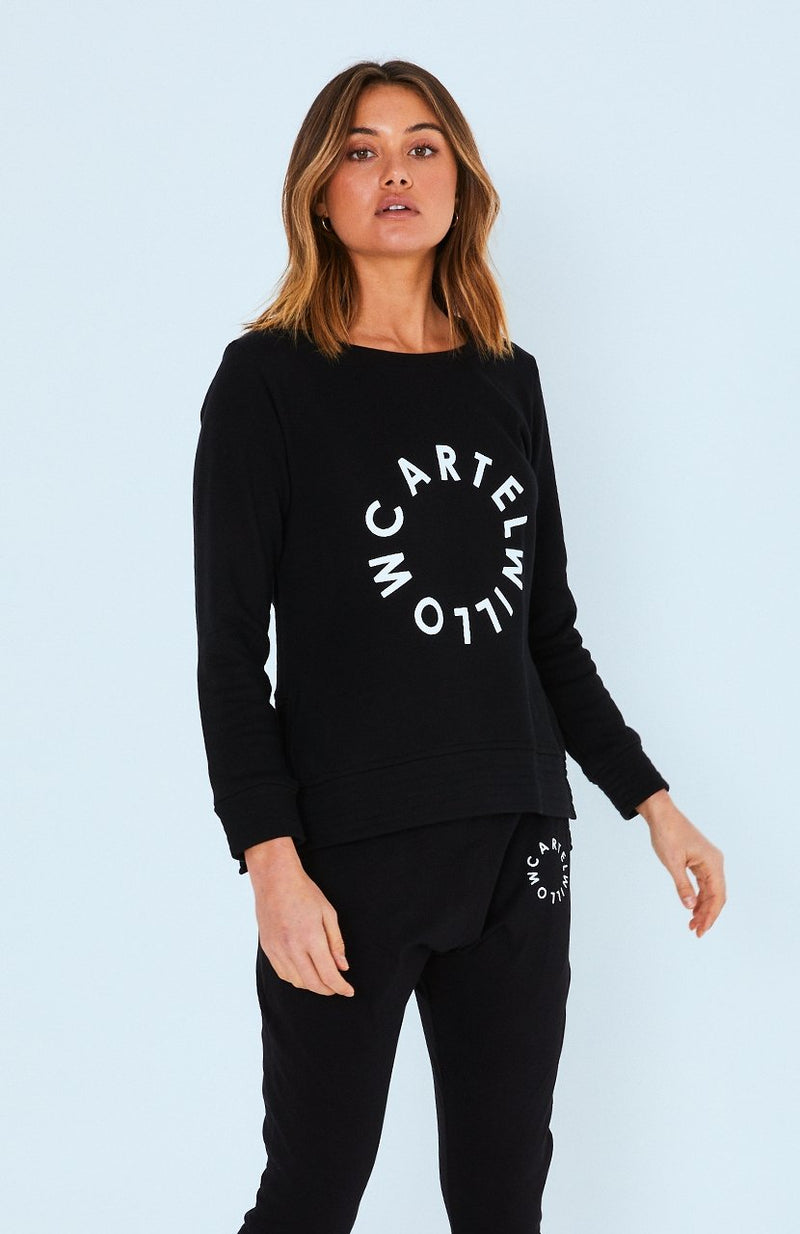CARTEL AND WILLOW_CHESTER SWEATER _ _ Ebony Boutique NZ