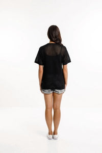 HOME-LEE_CHRIS KNITTED TEE _ _ Ebony Boutique NZ