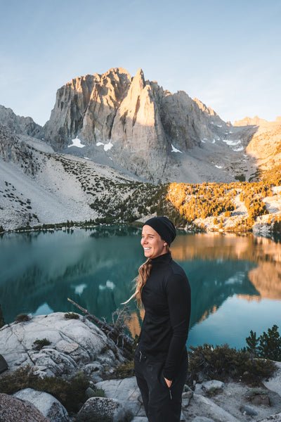 WOMENS 100% MERINO (210) LONG SLEEVE HIGH NECK TOP BLACK EBAS515_by_EBONY_women's_in_New Zealand_ _