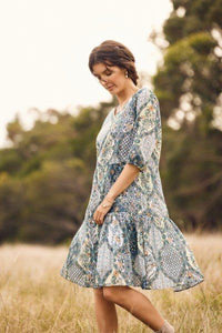 YARRA TRAIL_ENTWINED PAISLEY DRESS _ _ Ebony Boutique NZ