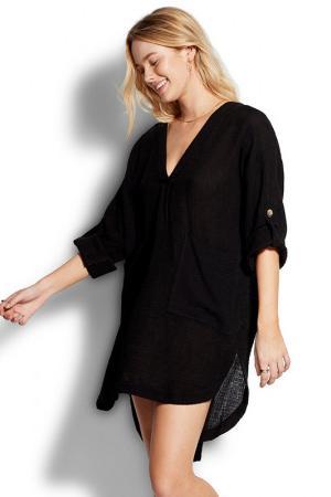 SEAFOLLY_ESSENTIAL COVER UP _ _ Ebony Boutique NZ