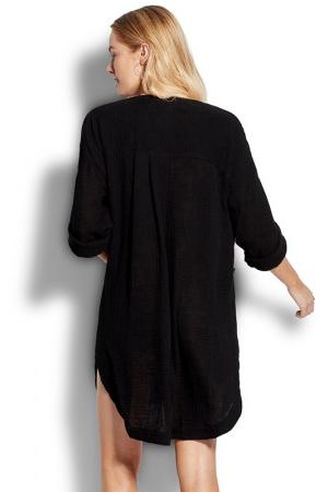 SEAFOLLY_ESSENTIAL COVER UP _ _ Ebony Boutique NZ