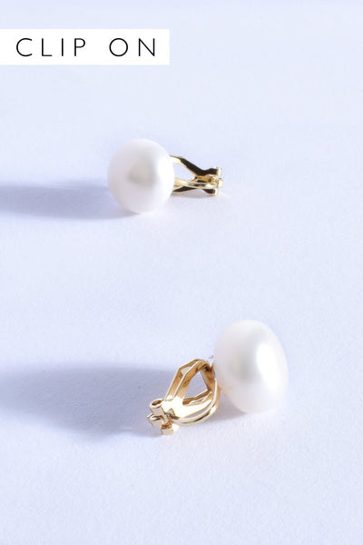 ADORNE_EVERYDAY PEARL CLIP ON EARRINGS _ _ Ebony Boutique NZ
