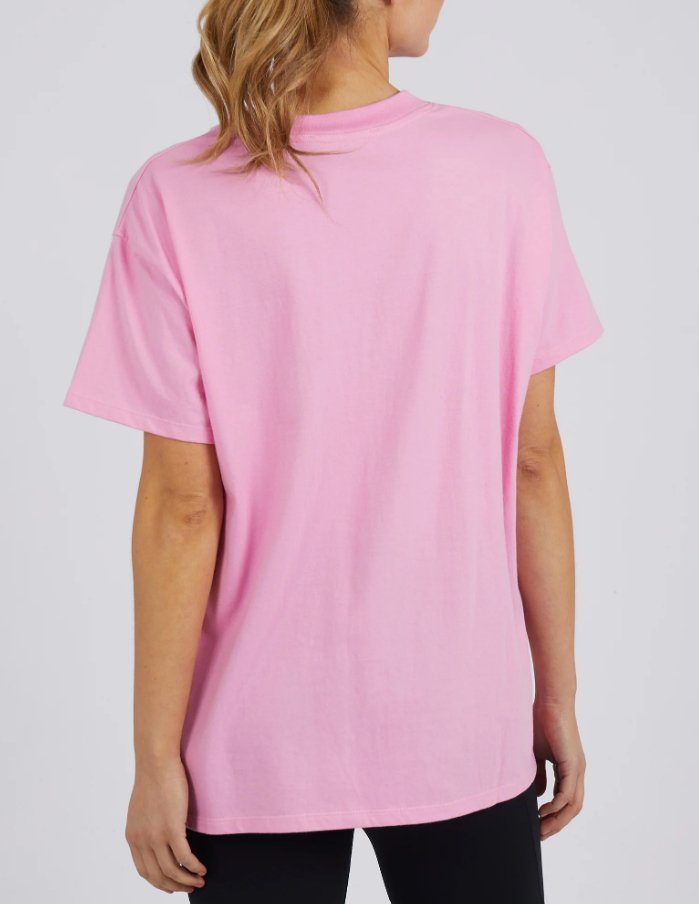 Foxwood | FW Embroidery Tee | Pink | Women's Shirts NZ – Ebony Boutique NZ