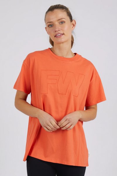 FOXWOOD_FW EMBROIDERY TEE _ FW EMBROIDERY TEE _ Ebony Boutique NZ