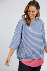 ELM_FUNDAMENTAL MAZIE SWEAT STRIPE _ _ Ebony Boutique NZ