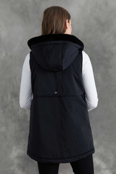 Faux Fur Trimmed Vest | Yarra Trail NZ Stockists | Auckland Waihi