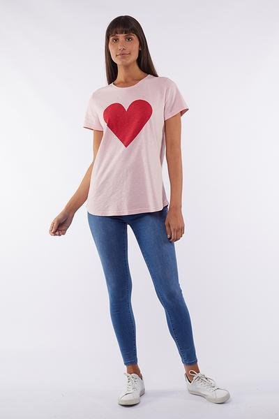 ELM_HEARTS STRINGS TEE _ _ Ebony Boutique NZ