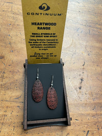 HEARTWOOD_KOPATA TEARDROP EARRINGS WOOD _ KOPATA TEARDROP EARRINGS WOOD _ Ebony Boutique NZ