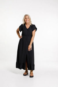 HOME-LEE_GRETA DRESS BLACK _ GRETA DRESS BLACK _ Ebony Boutique NZ