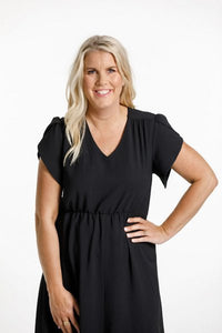 HOME-LEE_GRETA DRESS BLACK _ GRETA DRESS BLACK _ Ebony Boutique NZ