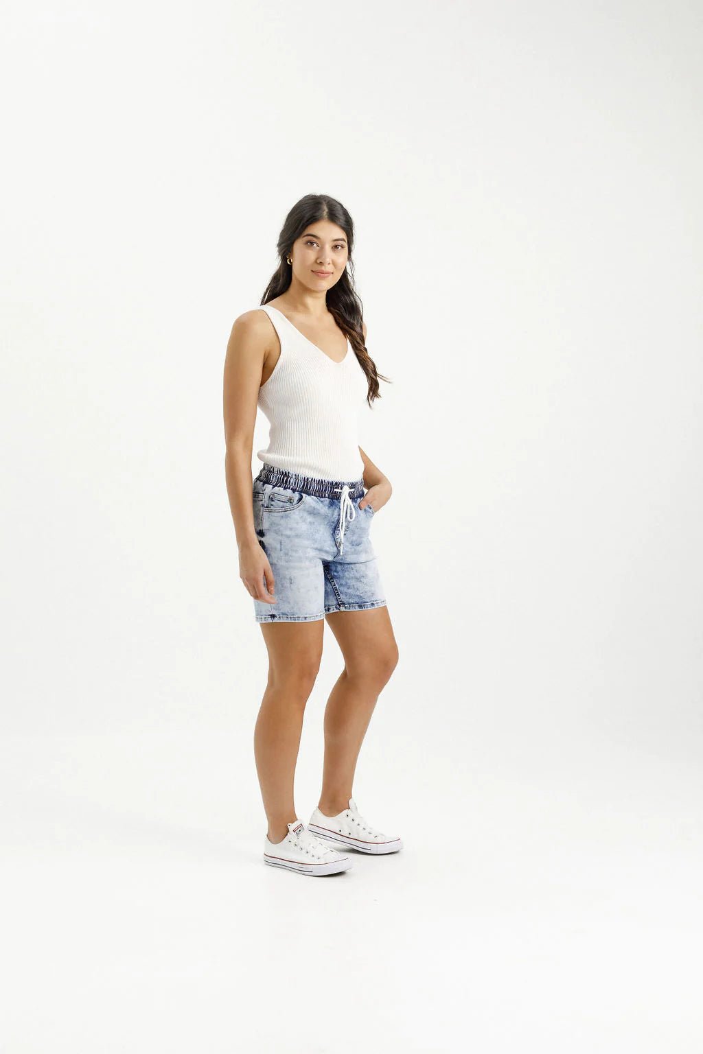 Home Lee Ocean Shorts Snow Wash Ebony Boutique NZ