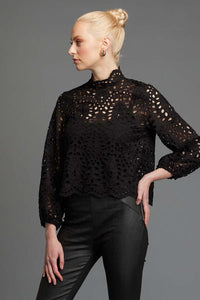 FATE + BECKER_HOPELESSLY DEVOTED LACE CUTOUT TOP _ _ Ebony Boutique NZ