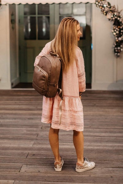 LOUENHIDE_HUXLEY BACKPACK TAUPE _ _ Ebony Boutique NZ